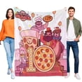 thumbnail image 1 of Juego de Pizza anti-pilling, suave, ligera, esponjosa y acogedora de lujo para hogar y cocina – Perfecta para niños y adultos, 100 x 150 cm, 1 of 6