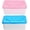 Blue, variant on Reusable Wet Tissue Box Household Dustproof Desktop Wet Wipes Case, Wet Tissue Organizer Storage Container Portable Wipes Dispenser (Not included wet wipes)