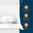 thumbnail image 4 of Ultra Large Mosquito Net With Carry Bag, Bug Netting With 2 Openings | Mosquito Netting For Bed, Patio, Camping, Outdoor Travel | Mosquito Net For B, 4 of 5