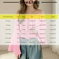 thumbnail image 3 of Miluxas Girl off Shoulder Ruched Tie Back Crop Top Summer Lantern Sleeve Boho Shirt Blouse Beige 14 Years, 3 of 5
