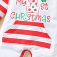 thumbnail image 5 of LWNYDPLSD My First Christmas Outfit Girl Christmas Baby Clothes Girl Outfits Size 6 Little Sister Onesie Baby Onesies 0-3 Months Girls Clothes Girls, White 0-3 Months, 5 of 7