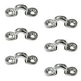 thumbnail image 1 of 6 Pièces en Acier Inoxydable Pad Oeil Sangles Attache vers le Bas Boucles Grande, 1 of 8
