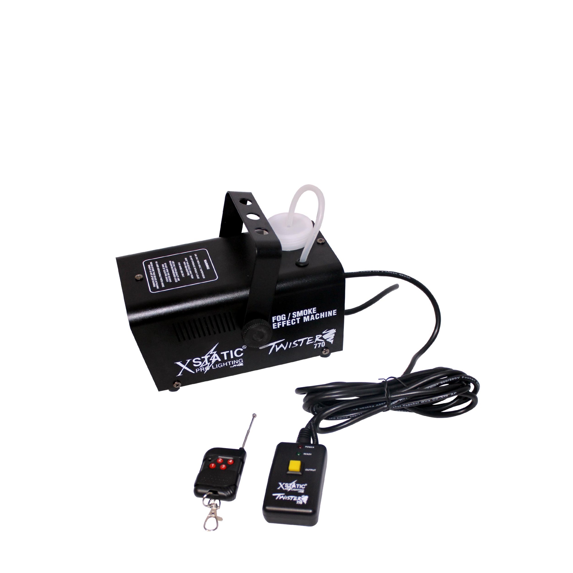 TWISTER 770 Watts Waterbased Fog Machine w/ Wireless RF remote