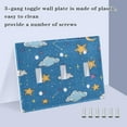 thumbnail image 4 of 2 Gang Light Switch Cover Plate Cloud and Star Wall Plate Decorate Electrical Outlet Cover Plates 4.56”x4.48”, 4 of 8