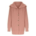 thumbnail image 6 of jjayotai Womens Fall Sweater 2024, Long Sleeve Baggy Solid Comfy Tops Lapel Fashion Knit Outfits Trendy Casual Cardigan Coat, 6 of 9