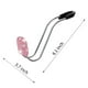 thumbnail image 2 of Gancho Para Reposacabezas De 2 Uds., Colgador De Poste Para Reposacabezas De Acero Inoxidable Duradero De Cristal Advancent VI008972-02, 2 of 7