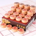 thumbnail image 1 of Juego de ajedrez chino GoodPlay Beechwood Xiangqi con tablero de cuero, 1 of 1