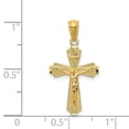 thumbnail image 2 of 14k Yellow Gold Polished Small Passion Crucifix Pendant - Measures 26x13.5mm Wide, 2 of 2