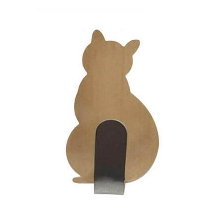 

Velocity 2 Pcs/lot Cat-shaped Wall Mount Hooks - Decorative Stainless Steel Hanger (1000g)