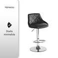 thumbnail image 4 of Set de 2 Bancos para Barra con Respaldo Negro, 4 of 6