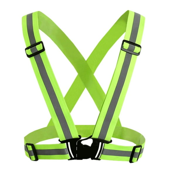 Reflective Adjustable Safety Security High Visibility Vest Gear Stripes Jacket