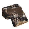 thumbnail image 4 of Kdxio Cat Family for Double Compartment Pen Case Oxford Organizer with Zipper Pockets for Students Artists, 4 of 7