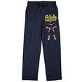 thumbnail image 4 of My Hero Academia All Might Men's Navy Sleep Pajama Pants-3X-Large, 4 of 7