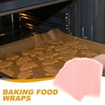 thumbnail image 3 of HINTRMENT Grease Resistant Wrapping Paper 50 Sheets Pink Rectangular Waterproof for Fried Food Picnics, 3 of 5