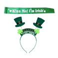thumbnail image 4 of KAKOWELY 1 juego de diadema decorativa de San Patricio para fiestas (trébol y sombrero de copa), 4 of 4