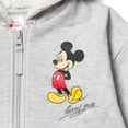 thumbnail image 3 of Disney Mickey Mouse Toddler Boy Girl Fleece Zip Up Hoodie, 3 of 5