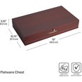 thumbnail image 2 of Wallace Dark Walnut Flatware Chest, 19 inches wide, 2 of 2