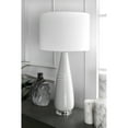 thumbnail image 3 of Watch Hill  29'' Ashley Ceramic Linen Shade Grey Table Lamp, 3 of 5