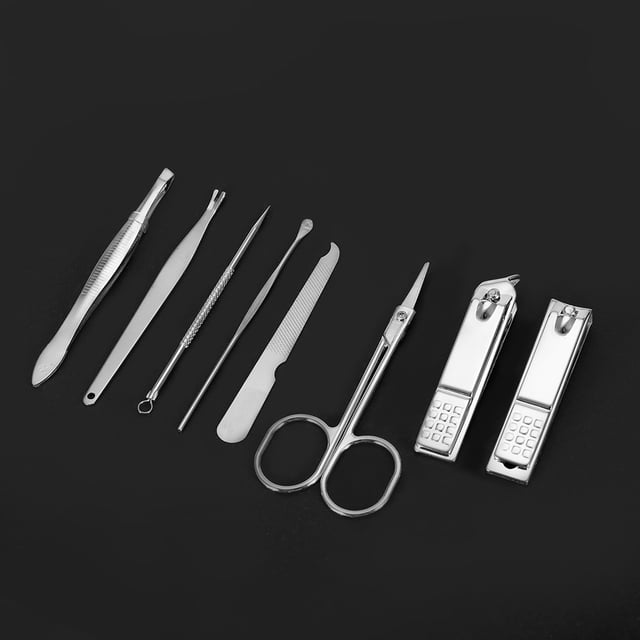 Finger Toe Stainless Steel Nail Cutter Nail Scissors Multi-Purpose Fingernail Toenail 8 Pcs For Remove Dead Skin For Men/Women ANGGREK Otros