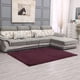 thumbnail image 4 of Kearding Alfombra rectangular de 40x60cm para dormitorio, manta peluda antideslizante lavable, de té, decoración del hogar, cojín para el Decoración del hogar Vino rojo Kearding HA072122-02, 4 of 6