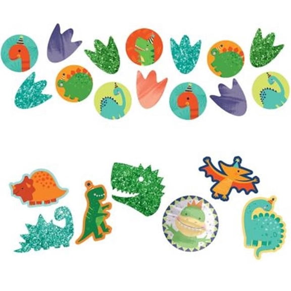 Amscan 362270 Dino- Mite Party Giant Confetti - 48 Piece