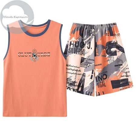 

QWZNDZGR Summer Knitted Cotton Cartoon Pajamas Sets Women Pyjamas Sleepwear Nightwear Pijama Mujer Plus Size 3XL Shorts Pl Pants Homewear
