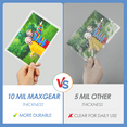 thumbnail image 4 of MaxGear 10 Mil Self Adhesive Laminating Pouches, 4.5" x 6.5", 25 Count, 4 of 9