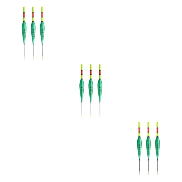 ZheElen 3piece Fishing Float With LED Lights Good Visibility And Stability For Night 11g floatability Three color changes 3Set