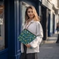 thumbnail image 6 of Iauyy（M)13.4 inch Laptop Sleeve,Shockproof Durable Computer Carrying laptop Bag，Slim Cover for 13.4-14 inch HP Dell Lenovo Asus Notebook,Light Green Dark Blue, 6 of 7