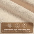 thumbnail image 5 of 3 Seat Sofa with 2 Dual Purpose Throw Pillows and Removable Cushions, Special Shaped Couch Sofa, 5 of 7