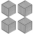 thumbnail image 1 of 4 salvamanteles – Posavasos antideslizantes duraderos, flexibles, aislados, multiusos, intrincadamente tallados, 1 of 5