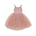 thumbnail image 4 of Vestido de niña con tirantes de malla Vestido de princesa dulce Vestido abullonado Vestido de playa, 4 of 6