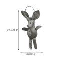 thumbnail image 3 of VerPetridure Wishing Rabbit Bouquet Accessories Rabbit Plush Pendant Light Grey Plush Pendant Rabbit Doll Valentine's Day Pendant Flower Decoration Gift, 3 of 3