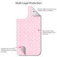 thumbnail image 4 of DistinctInk Custom SKIN / DECAL compatible with OtterBox Defender for iPhone 11 (6.1" Screen) - Pink & White Polka Dot Pattern, 4 of 5