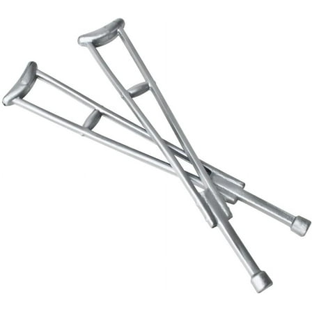 Pair of Crutches for WWE & AEW Wrestling Action Figures