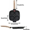 thumbnail image 2 of Egg Frying Pan with Lid, Fried Egg Pan Nonstick 4 Cups Pancake Pan with Silicone Spatula & Brush, Non-Stick Coating with cover, 2 of 6