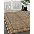 thumbnail image 2 of Ahgly Company Indoor Rectangle Mid-Century Modern Sienna Brown Oriental Area Rugs, 3' x 5', 2 of 6