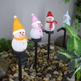 thumbnail image 3 of Outdoor LED Solar Garden Lights,Waterproof Solar Pathway Yard Lights,Solar Garden Lights LED Christmas Snowman Plug Lights, 3 of 9