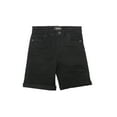 thumbnail image 2 of RAW X  Little Boy's Roll-Up Denim Shorts 2-Pack, Black Wash/Light Blue, 5, 2 of 10