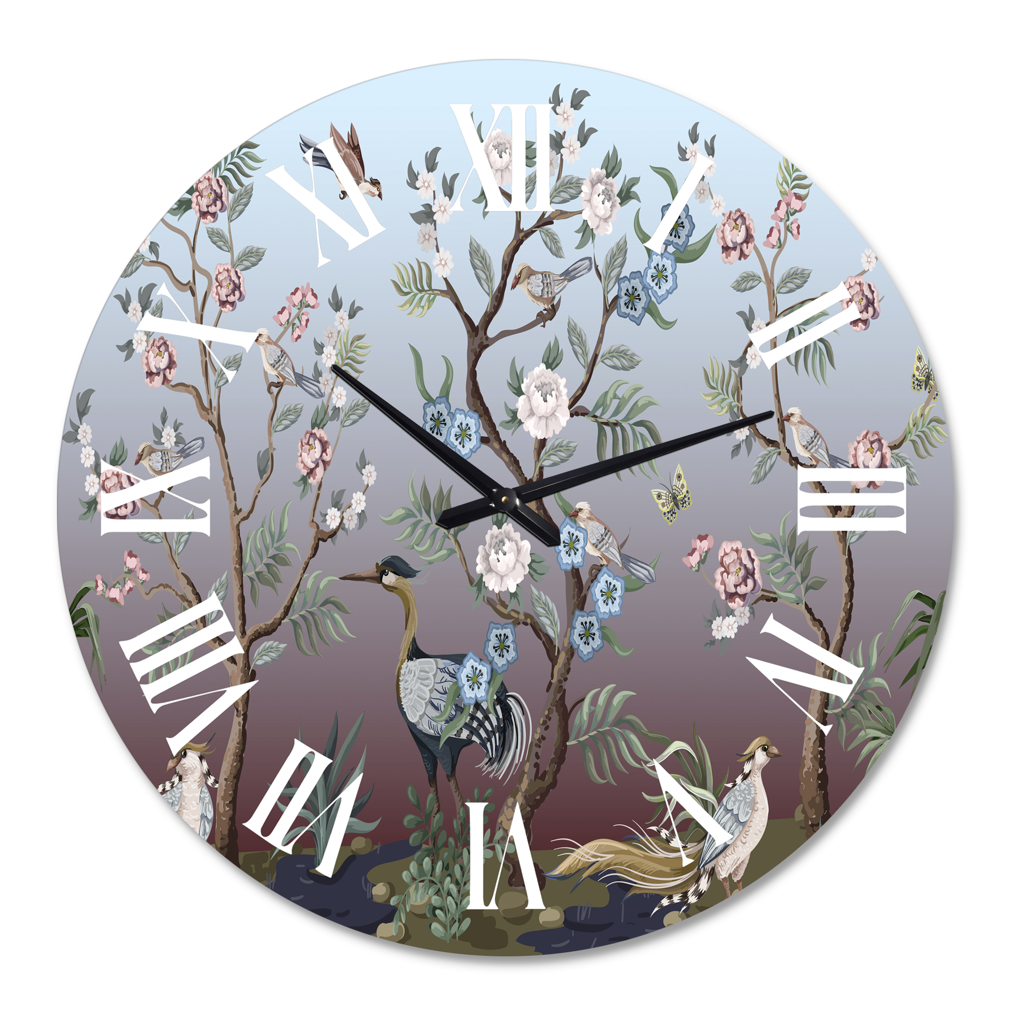 Designart 1 in Quartz Traditional Wall Clock
