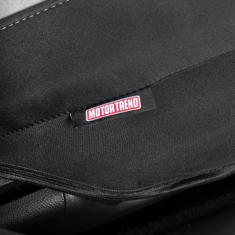 Motor Trend Neoprene Front Seat Covers, Black & Gray Stitched photo 5