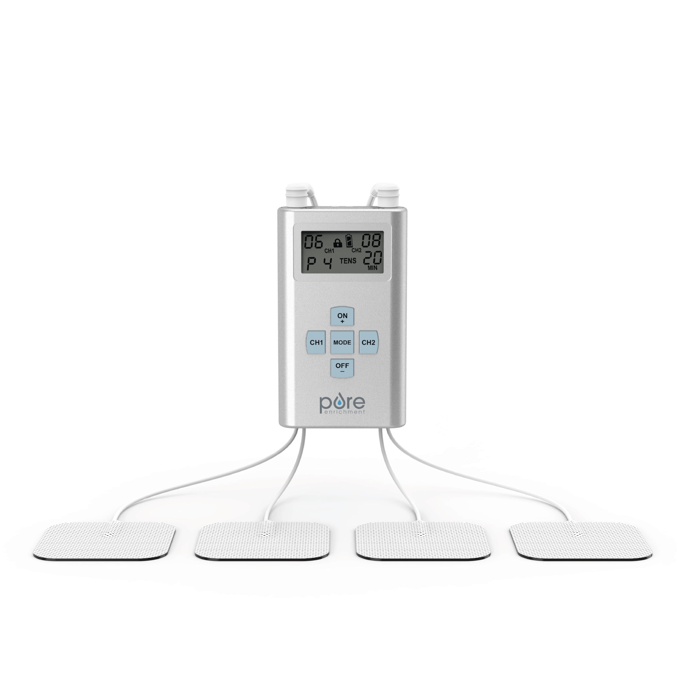 Pure Enrichment PurePulse Duo Dual Channel TENS & EMS Combo Muscle