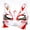 Colorful, variant on SUNSIOM Halloween Fox Facewear Japanese Style Anime Animal Half Face Covering Costume Accessory for Teens Adults