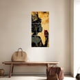 thumbnail image 5 of ZHONGYUTONG African American Wall Art 3 Piece Black Women Pictures Gold Crown Paintings Music Queen Canvas Print for Living Room Home Office Framed (11.00" x 14.00" x 3PCS), 5 of 6