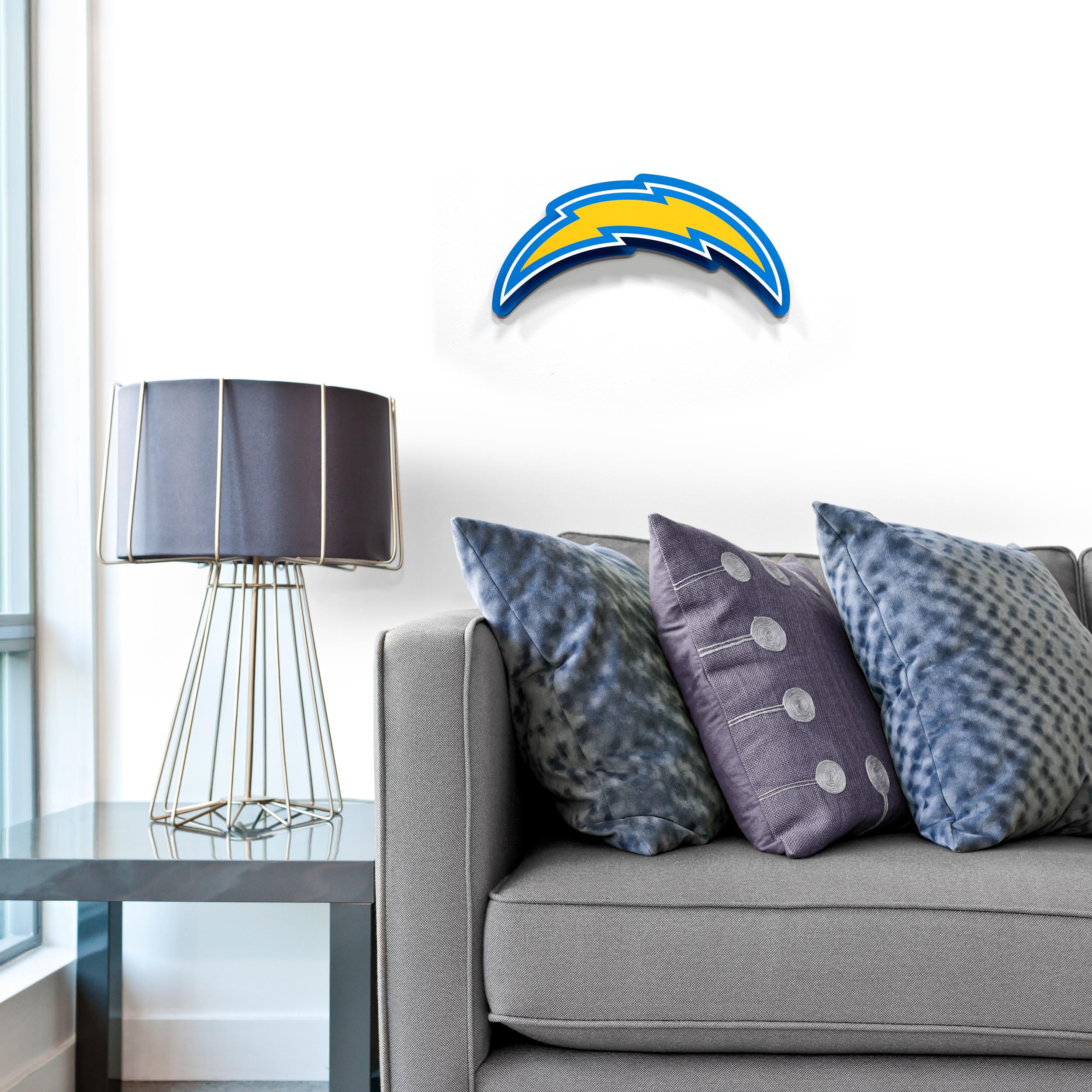 YouTheFan NFL Los Angeles Chargers 3DX Die Cut Wall Art