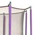 thumbnail image 3 of Trampoline Appearance Replacement Set, 8'x14' Rectangular Safety Pad with 12-pole Sleeve Protectors - Purple, 3 of 6