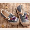 thumbnail image 1 of Zapatos planos de algodón con bordado a mano a juego de colores para mujer Wmkox8yii FOPL1153, 1 of 4