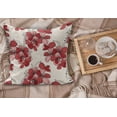 thumbnail image 2 of Floral Fluffy Throw Pillow Cushion Cover, Japanese Culture Cherry Blossom Coming of The Spring Birth of The Nature, Rectangle Accent Pillow Case, 26" x 16", Ruby Pale Pink Cream, by Ambesonne, 2 of 5