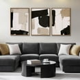 thumbnail image 2 of Hieng 3 Piece Large Modern Abstract Canvas Wall Art For Living Room, Green Black White Minimalist Wall Art Decor Posters Prints For Bedroom Office, 2 of 6