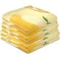 thumbnail image 7 of Tropical Fruits Bright Orange Tea Towels 4 Pack Lemon Fresh Kitchen Dish Cloth with Hanging Loop, 18"x28" Lint-Free Absorbent Towel for Kitchen Drying Wiping and Cleaning, 7 of 7